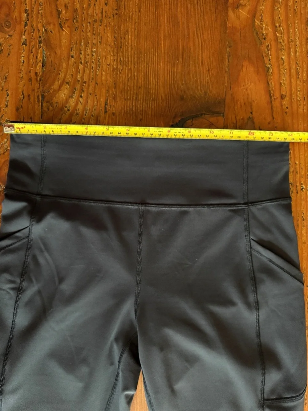Lululemon Invigorate Leggings Black Size 8 Pockets